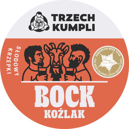 Etykieta - Bock Trzech Kumpli