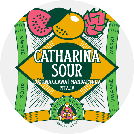 Catharina Sour and Pink Guava, Mandarin, Pitaya