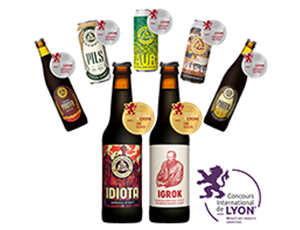 Article thumbnail - Medals for the beers by Trzech Kumpli in Lyon 2023!